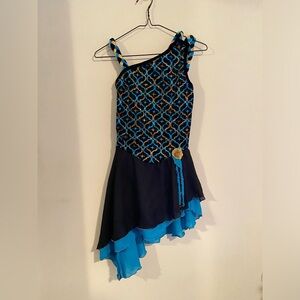 Beautiful figure skating dress! Only worn once, in perfect condition!